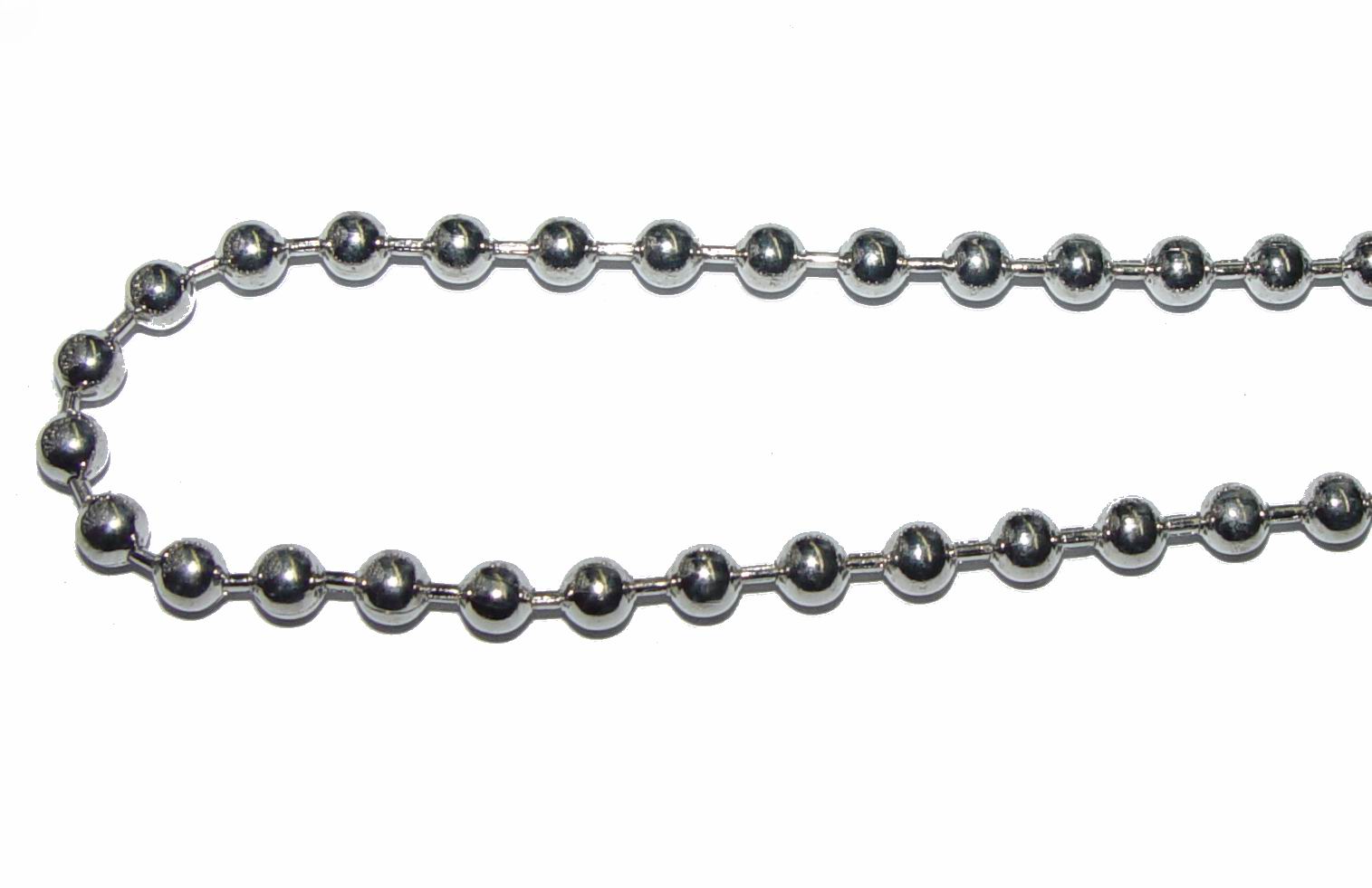 052098022.4.5 Chains Metal Per Meter,Ball Chain ,4,5mm/1Meters ,Platinum color (17 4) ()