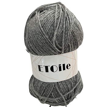 66333 Etoile classic yarn ,for knitting 100gr/266meters/ grey color,col 83 acrylic ,material 100% acrylic,winter,crhochet needles 3-3.5 (1 0)