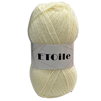 66334 Etoile classic yarn ,for knitting 100gr/266meters/ ivory,col 103 acrylic ,material 100% acrylic,winter,crhochet needles 3-3.5 (1 0)