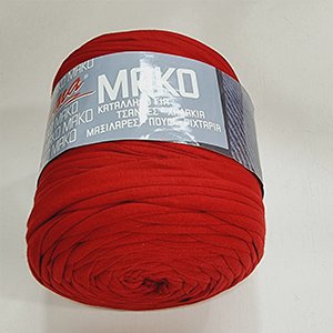 66338 LAMA MAKO YARN FOR HANDBAGS 700gr/130Meters/ (Lama) RED COLOR, COTTON ,Material ,ALL SEASONS, (0 0) ()