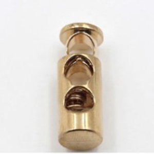 66436 Accessories Cord adjuster Assorted,With 2 Holes ,25X9mm/1Pcs ,Gold Plated (2 0) ()