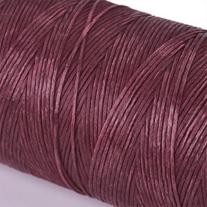 66499 Waxed Cord flat  FOR JEWELLERY 0,8mm/260Meters/   DARK RED COLOR, FLAT  ,Material Polyester,, (3 0) ()