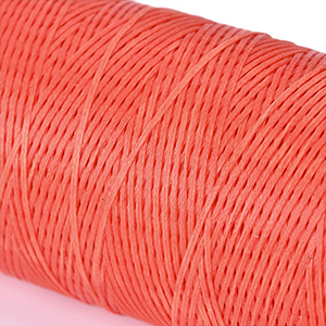 66510 Waxed Cord flat  FOR JEWELLERY 0,8mm/260Meters/   RED COLOR, POLYESTER  ,Material Polyester, (0 0) ()