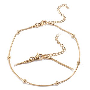 66695 ΑΤΣΑΛΙΝΑ ΒΡΑΧΙΟΛΙΑ ΓΙΑ ΤΟ ΠΟΔΙ/ANKLETS  ΓΙΑ ΚΟΣΜΗΜΑ 24cm//1Τεμ.  (IP) ΕΠΙΧΡΥΣΟ ΧΡΩΜΑ,   ,ΣΥΝΘΕΣΗ ΑΝΟΞΕΙΔΩΤΟ ΑΤΣΑΛΙ 304, (10 0) (8gr) ()