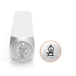 66742 IMPRESS ART METAL STAMPS ‘, Boys’ FOR DECORATION 6mm//1Pcs/ PLATINUM COLOR, ,Material ,, (2 0) ()