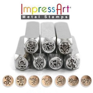 66774 ΜΕΤΑΛΛΙΚΕΣ ΣΦΡΑΓΙΔΕΣ IMPRESS ART ΓΙΑ ΔΙΑΚΟΣΜΗΣΗ 6mm//7Τεμ. ΜΕΤΑΛΛΙΚΟ ΧΡΩΜΑ, ,ΣΥΝΘΕΣΗ , (1 0) (150gr) ()