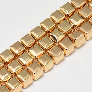 66818 Synthetic non magnetic hematite cube beads  For Jewellery 6X6mm/70Pcs/   ,   ,Material ,, (7 0) ()