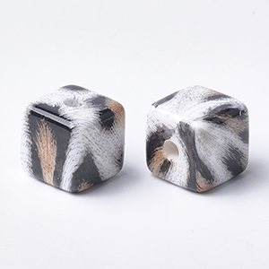 66840 Ακρυλικά κυβάκια Για κόσμημα 15X15mm/Ø2,5mm/1Τεμ. Διάφορα Χρώματα,   ,Συνθεση Ακρυλικό,Χάντρα (4 0) (gr) ()