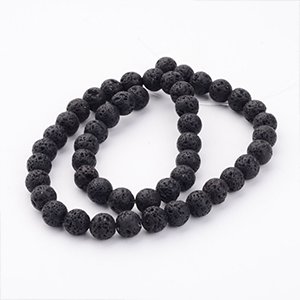 67225 ΦΥΣΙΚΗ ΧΑΝΤΡΑ ΛΑΒΑ ΣΤΡΟΓΓΥΛΗ 8mm/50ΤΕΜ. ΜΑΥΡΟ ΧΡΩΜΑ ΓΙΑ ΚΟΣΜΗΜΑ ΚΑΛΟΚΑΙΡΙΝΑ ΧΑΝΤΡΑ (0 0) (20gr) ()