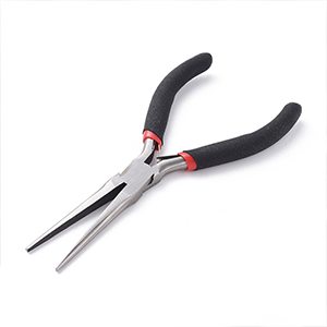 67743 FLAT HEAD PLIERS  FOR JEWELLERY 15CM//1PCS/   BLACK COLOR,   ,MATERIAL ,, (8 5) ()