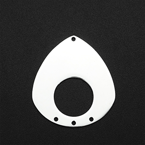 68290 Συνδετικά Ατσάλινα Σταγόνες Συνδετικές ,35X32mm/1Τεμ. ,Ατσάλινο Χρώμα,Πλακέ (4 0) (0gr) ()