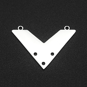 68292 Συνδετικά Ατσάλινα Διάφορα Σχήματα ,20X28mm/1Τεμ. ,Ατσάλινο Χρώμα,Πλακέ (4 0) (5gr) ()