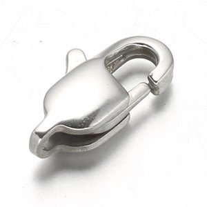 68878 STAINLESS STEEL LOBSTER CLASPS ,FOR JEWELLERY 11X6MM/2PCS/ STEEL COLOR, ,MATERIAL STAINLESS STEEL,, (25 0) ()