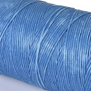 68948 Waxed Cord flat ,For Jewellery 0,8mm/260Meters/ Blue Color, Polyester ,Material ,, (1 1) ()