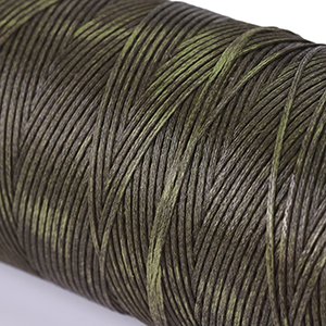 68949 Waxed Cord flat  FOR JEWELLERY 0,8mm/260Meters/   ARMY GREEN COLOR COLOR, FLAT  ,Material Polyester,, (3 0) ()