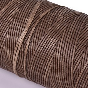68952 Waxed Cord flat  FOR JEWELLERY 0,8mm/260Meters/   MOCHA COLOR, Polyester  ,Material ,, (2 1) ()