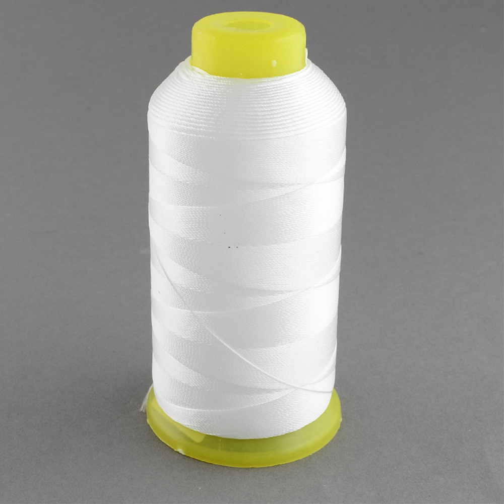 69653 Polyester Sewing Thread  For Sewing Machines 0,6mm/420Meters/   White Color,   ,Material ,, (3 0) ()