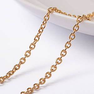 69768 Ατσάλινες αλυσίδες cable chain  ΓΙΑ ΚΟΣΜΗΜΑ 3X2mm/1Μέτρ.  (IP) ΑΤΣΑΛΙΝΟ ΧΡΩΜΑ,   ,ΣΥΝΘΕΣΗ ΑΝΟΞΕΙΔΩΤΟ ΑΤΣΑΛΙ, (10 10) (0gr) ()