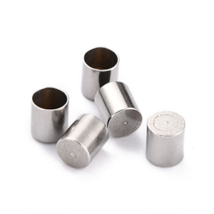 69807 Ατσάλινοι ακροδέκτες  Για κόσμημα 5X4mm/Ø4mm/10Τεμ. Ατσάλινο Χρώμα,Χωρίς Κρίκο Για Κορδόνι  ,Συνθεση Ανοξείδωτο Ατσάλι, (34 9) (5gr) ()