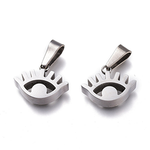 70531 ΑΤΣΑΛΙΝΑ ΜΑΤΑΚΙΑ  ΓΙΑ ΚΟΣΜΗΜΑ 12X15mm/1Τεμ. Ατσάλινο Χρώμα,   ,ΣΥΝΘΕΣΗ ΑΝΟΞΕΙΔΩΤΟ ΑΤΣΑΛΙ 304,ΚΡΕΜΑΣΤΑ (6 2) (6gr) ()