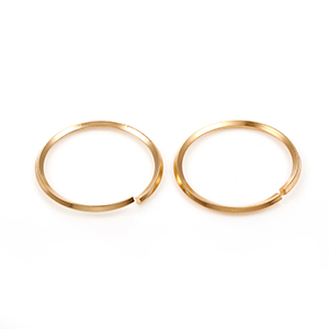 70896 Ατσάλινα διακοσμητικά κρικάκια Για κόσμημα 10mm//4Τεμ. Επίχρυσο Χρώμα,Κρικάκια   ,Συνθεση Ανοξείδωτο Ατσάλι 304,  Για κόσμημα 26X2mm/12 gauge/2Τεμ. Επίχρυσο Χρώμα,Με Σχέδιο/Διακοσμητικά 2.00mm Πάχος  ,Συνθεση Ανοξείδωτο Ατσάλι, (8 0) (6gr) ()