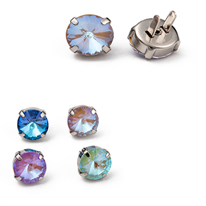 71306 Καστόνια & Πέτρες Μεταλλικά στρόγγυλο ,16mm/1Τεμ. ,Μεταλλικό Χρώμα,Με Ποδαράκια (15 4) (5gr) ()