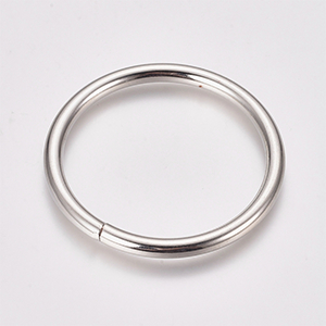 71353 METAL HANDBAG RINGS  FOR HANDBAGS 45X3,5MM/10PCS/   PLATINUM COLOR,   ,MATERIAL ,, (10 3) ()