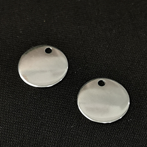 71856 Ορειχάλκινα Μενταγιόν με Λεία Επιφάνεια 15mm/Τεμ. Αντικέ Χρώμα (10 7) (5gr) ()