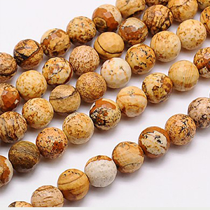 71897 Ημιπολύτιμοι Λίθοι Ιάσπις Στρόγγυλο Μπίλια ,8mm/45Τεμ.,Πολύχρωμο (5 3) (34gr) ()