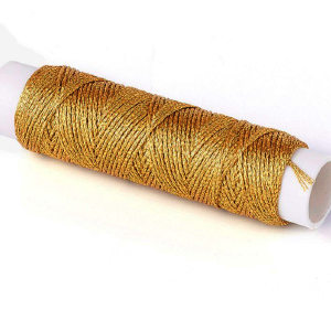 72069 Waxed Cord per meter  FOR JEWELLERY 0,35mm/40Meters/   GOLD PLATED color, Polyester  ,Material Polyester,, (10 0) ()