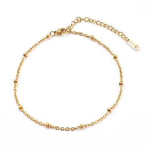 74005 ΑΤΣΑΛΙΝΑ ΒΡΑΧΙΟΛΙΑ ΓΙΑ ΤΟ ΠΟΔΙ/ANKLETS  ΓΙΑ ΚΟΣΜΗΜΑ 22cm//1Τεμ.   ΕΠΙΧΡΥΣΟ ΧΡΩΜΑ,   ,ΣΥΝΘΕΣΗ ΑΝΟΞΕΙΔΩΤΟ ΑΤΣΑΛΙ 304, (26 0) (6gr) ()