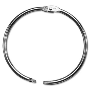 74206 Iron loose leaf book binder hinged rings ,for decoration 24x3mm/10pcs/ platinum color,rings   ,material iron,scrapbooking, (20 13)