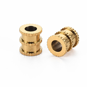 74675 Stainless steel column beads ,for jewellery 7x6mm/3pcs//ø3mm gold plated,   ,material stainless steel 201,,beads (12 0)