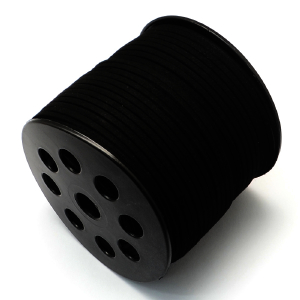 74768 Faux Suede Cord Flat ,For Jewellery 3X1,5mm/1Meters/ Black Color,   ,Material Synthetic Suede,, (152 37) ()
