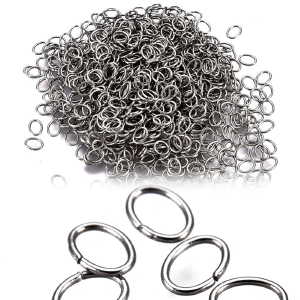 75024 ΑΤΣΑΛΙΝΑ Οβάλ Κρικάκια ΓΙΑ ΚΟΣΜΗΜΑ 6X4X1mm/~50Τεμ. Ατσάλινο Χρώμα, ,ΣΥΝΘΕΣΗ ΑΝΟΞΕΙΔΩΤΟ ΑΤΣΑΛΙ, (12 27) (10gr) ()