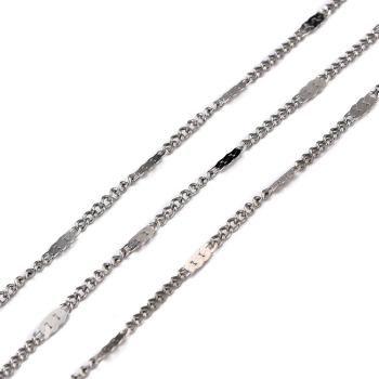 75460  ΑΤΣΑΛΙΝΕΣ ΑΛΥΣΙΔΕΣ FIGARO  ΓΙΑ ΚΟΣΜΗΜΑ 2X1,5mm/1Μέτρ.   ΑΤΣΑΛΙΝΟ ΧΡΩΜΑ, ΜΕ ΤΟ ΜΕΤΡΟ  ,ΣΥΝΘΕΣΗ ΑΝΟΞΕΙΔΩΤΟ ΑΤΣΑΛΙ, (10 0) (0gr) ()