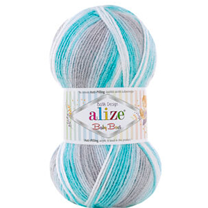 75638 ALIZE BABY BEST BATIK  FOR DOLLS,HUTS,BLOUSES 100gr/240Meters/  (ALIZE) MULTICOLOR,Col 7264 ACRYLIC ANTI-PILLING  ,Material ,ALL SEASONS, (0 0) ()