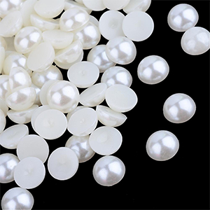 76574 Plastic Imitation Pearl Cabochons  2X1mm/3gr Natural Color Decoration/Nails  Hotfix  (4 4) ()
