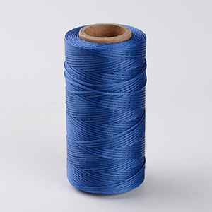 76783 Waxed Cord flat  FOR JEWELLERY 1mm/260Meters/   ROYAL BLUE COLOR, Polyester  ,Material Polyester,, (1 0) ()