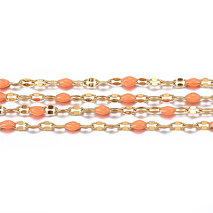 77160 Ατσάλινες Αλυσίδες με το μέτρο  Για κόσμημα 2,5X1,5mm/1Μέτρ. Επίχρυσο Χρώμα, Με το μέτρο  ,Συνθεση Ανοξείδωτο Ατσάλι 304 Ιon Plating, (8 6) (0gr) ()