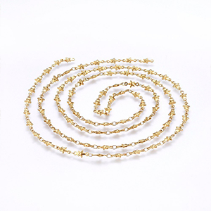 77161 ΑΤΣΑΛΙΝΕΣ ΑΛΥΣΙΔΕΣ ΜΕ ΧΡΩΜΑ  ΓΙΑ ΚΟΣΜΗΜΑ 5mm//1Μέτρ.   ΕΠΙΧΡΥΣΟ ΧΡΩΜΑ, ΜΕ ΤΟ ΜΕΤΡΟ  ,ΣΥΝΘΕΣΗ ΑΝΟΞΕΙΔΩΤΟ ΑΤΣΑΛΙ 304 ION PLATING, (24 4) (0gr) ()