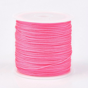 77435 Macrame Cord  For jewelry /Christening 0,8mm/100Meters/   Pink Color,   ,Material Glass,,Beads (14 453) ()