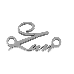 77904 ΑΤΣΑΛΙΝΑ συνδετικά ονόματα ΓΙΑ ΚΟΣΜΗΜΑ 28mm//1Τεμ. Ατσάλινο Χρώμα, Ζωή ,ΣΥΝΘΕΣΗ ΑΝΟΞΕΙΔΩΤΟ ΑΤΣΑΛΙ 304,Συνδετικά (1 1) (8gr) ()