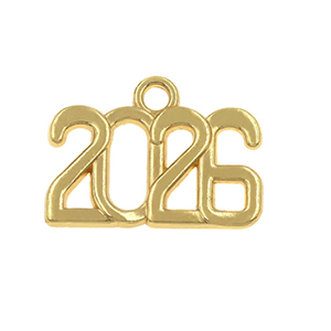 77953 Metal Lucky Charms  For Charms/Decoration 17X23mm/2Pcs/   Gold Plated,   ,Material Alloy,Christmas,Charms (30 0) ()