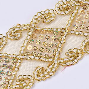 78015 Fringe trims per meter ,for decoration 55mm//1meters/ golden color,english alphabet   ,material ,kneeting accessories, (6.3 0)