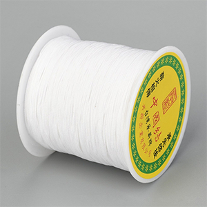 78122 MACRAME CORD FOR JEWELLERY 0,5mm/140Meters/ WHITE COLOR, ,Material ,, (3 2) ()