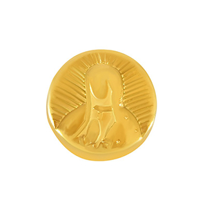 78157 Ορειχάλκινες Παναγίτσες  Για Κόσμημα/Μαρτυρικά 10mm//1Τεμ. 24Κ Επίχρυσο Χρώμα,   ,Συνθεση Ορείχαλκος,Θρησκετυτικά,Περαστά (14 0) (7gr) ()