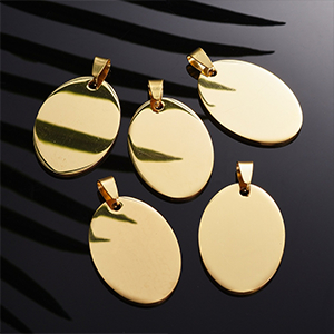 78264 ΑΤΣΑΛΙΝΑ ΟΒΑΛ ΣΤΟΙΧΕΙΑ  ΓΙΑ ΚΟΣΜΗΜΑ/ΧΑΡΑΞΗ 36X25X1.8mm/1Τεμ.   ΕΠΙΧΡΥΣΟ ΧΡΩΜΑ,Laser Cut ΜΕ ΛΕΙΑ ΕΠΙΦΑΝΕΙΑ  ,ΣΥΝΘΕΣΗ ΑΝΟΞΕΙΔΩΤΟ ΑΤΣΑΛΙ 304,Συνδετικά (3 2) (15gr) (Τιμή Χονδρικής 10 Τεμ.@  1.8= €18 ,Αναλόγως Διαθεσιμότητας)