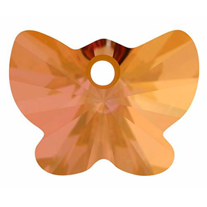 78395 Αυθεντικό Κρύσταλλο Swarovski πεταλούδες ‘6754’ Για Κόσμημα 18mm//1Τεμ. Copper,   ,Συνθεση ,Κρεμαστά (28 16) (0gr) ()