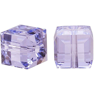 78455 Αυθεντικά Κρύσταλλα Swarovski κυβάκια ‘5601’ Για κόσμημα 6X6mm/3Τεμ. Violet,   ,Συνθεση ,Χάντρα (7 4) (0gr) ()